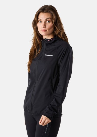 Swedemount Ultra Light Running Jacket W Black/Dusty Rose 46 Treningsjakker