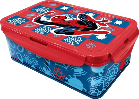 Stor Lunch Box w/Removable Compartments Spider-Man 088808737-74745