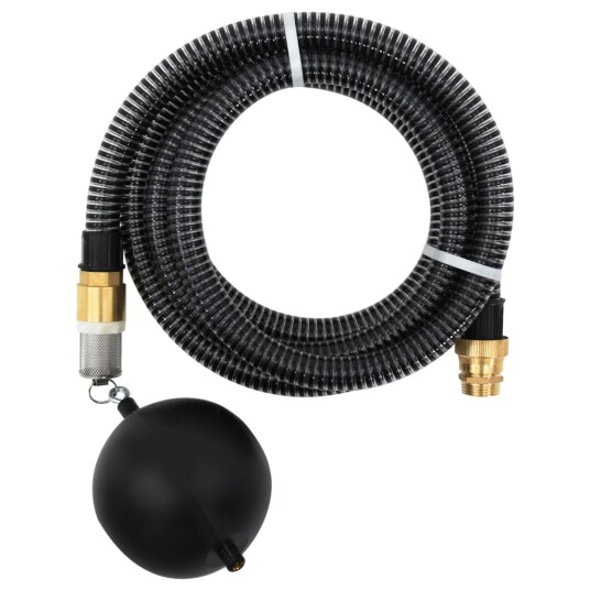 vidaXL Sugeslange med messingkontakter 15 m 25 mm svart vidaXL Sugeslange med messingkontakter 15 m 25 mm svart
