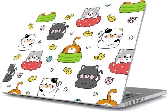 Klistremerke Macbook deksel Søt Katt