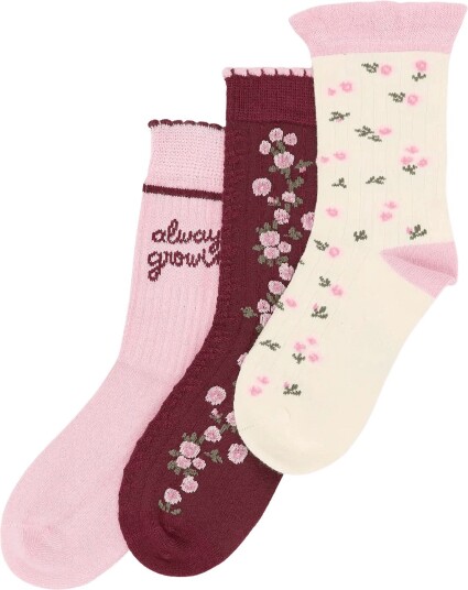 minipop Mpopmarry Bamboo Socks 3 Pack HUCKLEBERRY 23/26