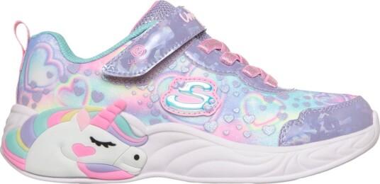 Skechers Blinkende sko   Unicorn Drømmer   Lilla   Skechers   31   Blinkende sko Hvit Rosa