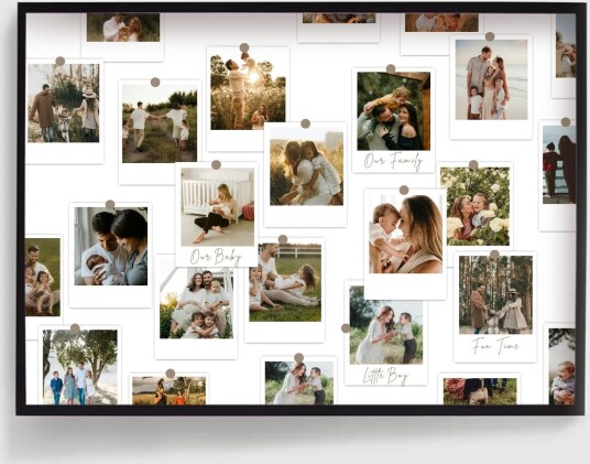 Personalisert Plakat Polaroid Fotokollasj