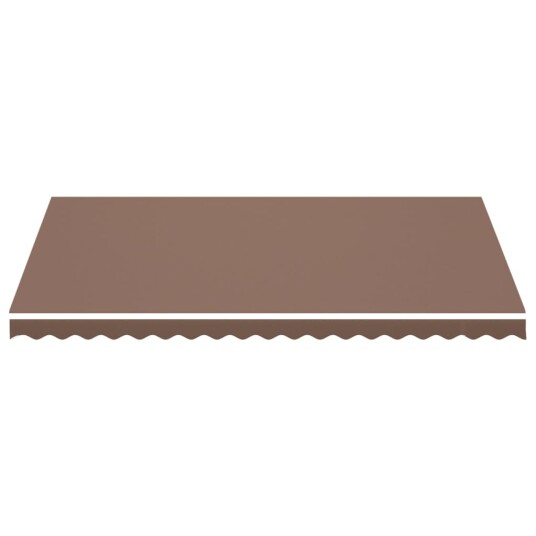 vidaXL Erstatningsduk for markise brun 4,5x3 m