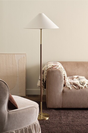 Ellos Home Gulvlampe Gabriel Messing