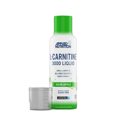 Applied Nutrition kosttilskudd liquid L carnitine sour apple 480 ml