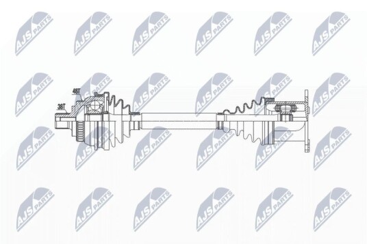 Nty Drivaksel NTY NPW VW 037 Nty Drivaksel NTY NPW VW 037
