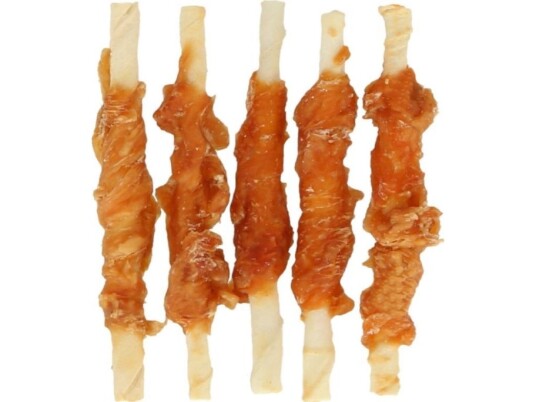 Hilton Chicken Wrap White Rawhide Stick Hundegodbidder 500 G