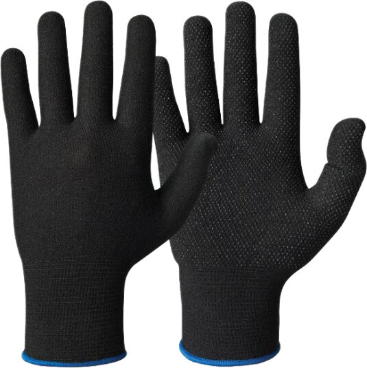 Granberg 0484 Bomull arbeidshanske med PVC-dots, 12 Par