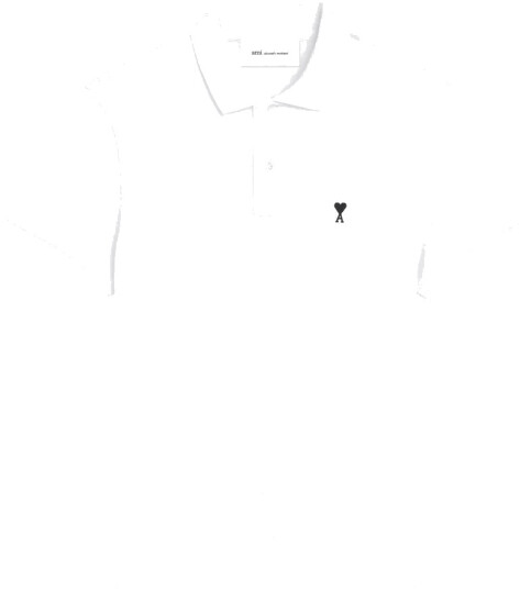 Ami Paris Herre Topper Hvit L, Ami Paris Herre Topper Hvit L,