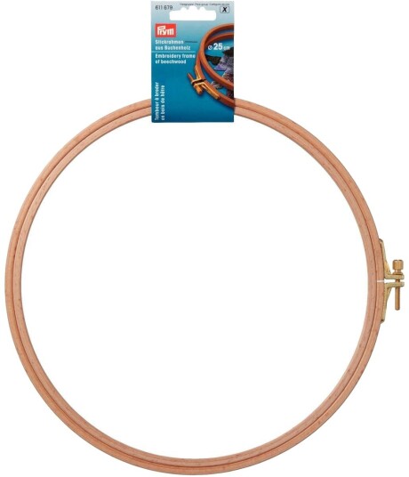 Rund Broderiramme 8 mm x 25 cm