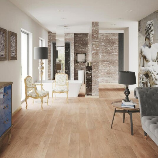 Nordic Floor Parkettgulv Ek Field Cream Mattlakk