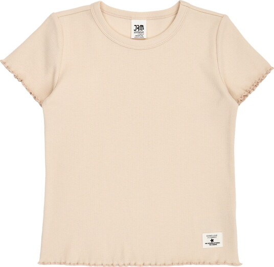 Jam Generation T-skjorte - Rib - Rosa Fargetone - Jam Generation - 2 år (92) - T-skjorte - Beige