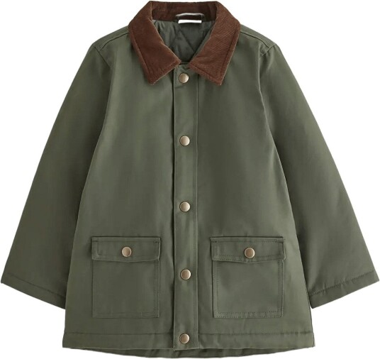 Lindex Padded Jacket   Khaki green   116