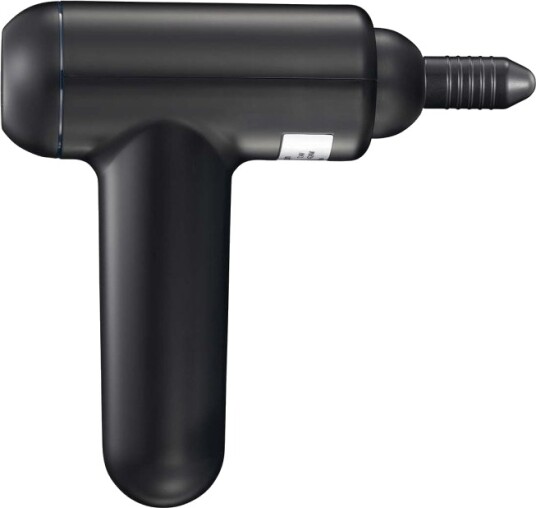 MELISSA Oppladbar massasjepistol med LED 4 hoder Svart