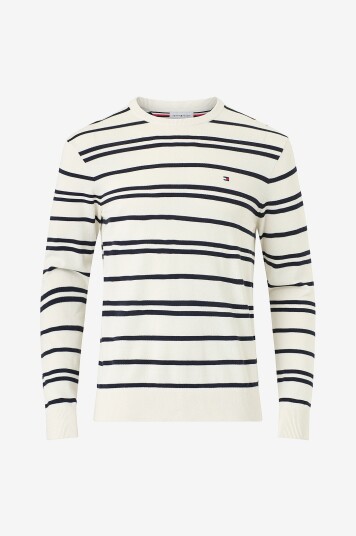 Tommy Hilfiger Crewneck Essential Ssnl Cotton Beige