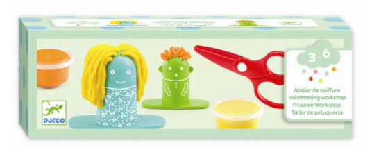 Djeco Modellervoks Den lille frisørsalongen