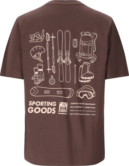 SOS Sera W Ss T Shirt Brown XS