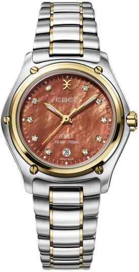 Ebel 1911 Dameklokke 1216574 Brun/18 karat gult gull Ø30 mm Ebel 1911 Dameklokke 1216574 Brun/18 karat gult gull Ø30 mm