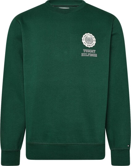 Tommy Hilfiger Varsity Roundel Reg Fleece Crew ORNAMENTAL GREEN M