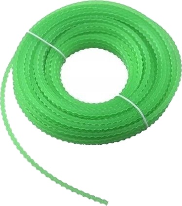 Dedra Zylka Trimmertråd Med Tenner 3,0 Mm X 15 M 4 SkjærekantEr