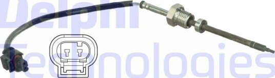 Sensor, eksostemperatur DELPHI TS30069