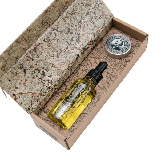 Captain Fawcett Private Stock Beard Oil & Moustache Wax Gift Box Captain Fawcett Private Stock Beard Oil & Moustache Wax Gift Box
