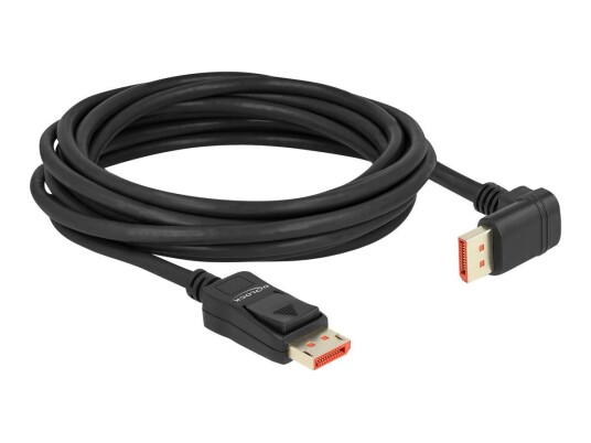 Delock 5m DisplayPort-kabel 1.4 8K med støtte for svart