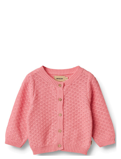 Wheat Knit Cardigan Magnella Pink 92