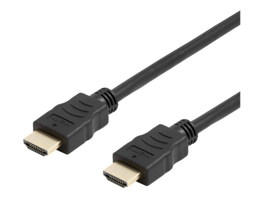 Deltaco HDMI-kabel med Ethernet 5 m - 4K Ultra HD