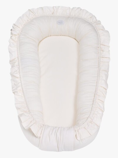 Mini Dreams Cozy Babynest Volang Ljusbeige