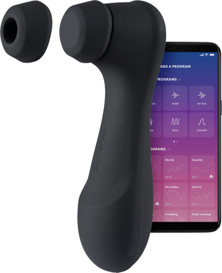 Satisfyer Pro 2 Generation 3 Svart Liquid Air Appstyrt Klitorisstimulator - Svart - Svart