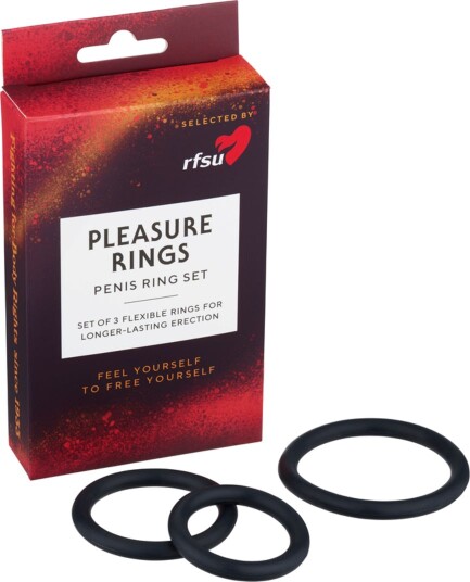 rfsu Pleasure ring penisring sett 3 stk rfsu Pleasure ring penisring sett 3 stk
