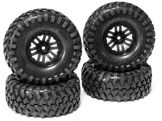 "BULK" Traxxas 8272 Tires & Wheels Canyon Trail 1.9" 4