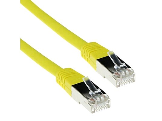Act Patchcord Sstp Category 6 Pimf - Yellow 1.00M 1M Gelb Netzwerkkabel (Fb9801)