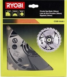 Ryobi Sirkelsagblad CSB184A1 184 mm Ryobi Sirkelsagblad CSB184A1 184 mm