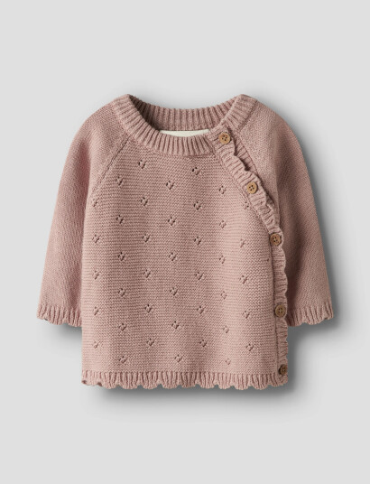 Lil"Atelier Nbflaguna Ls Wrap Knit Lil Noos Pink 86