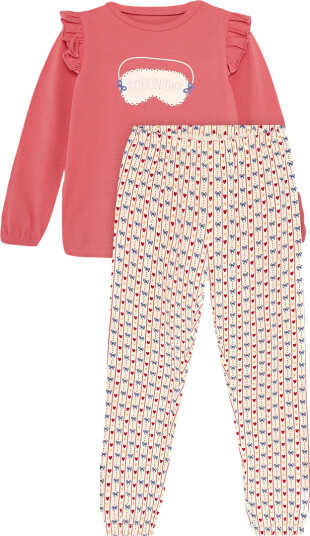 Minymo Pyjamas Ls Set Aop Pink 116