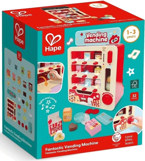 Hape Hape Fantastic Vending Machine MULTI One Size