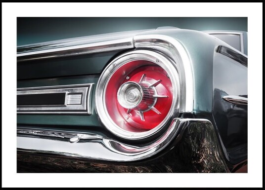American classic car Galaxie 500 1964 Rear Plakat Plakat / 100x150cm American classic car Galaxie 500 1964 Rear Plakat Plakat / 100x150cm
