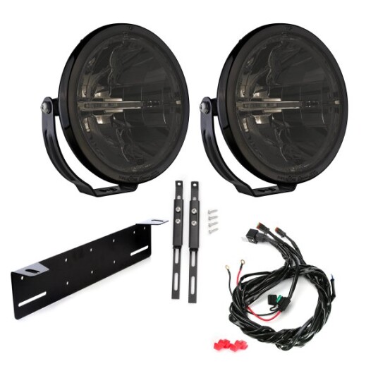 Ekstralys Strands Ambassador Dark Edition   Round / 23 cm / 67W 2 stk   Komplett sett