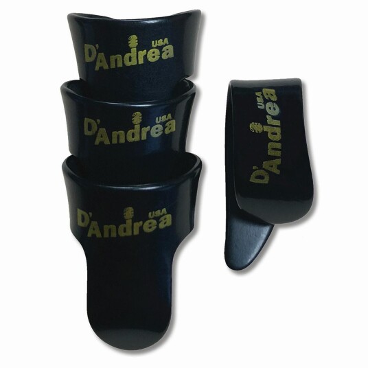 D'Andrea Thumb&finger; Pack - Medium Black 1 Tommel- Og 3 Fingerplekter