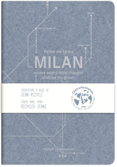 Notatbok A4 Jeans linjer