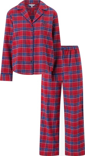 Tommy Hilfiger Pysjsett Family Flannel Pj Set Brun Tommy Hilfiger Pysjsett Family Flannel Pj Set Brun