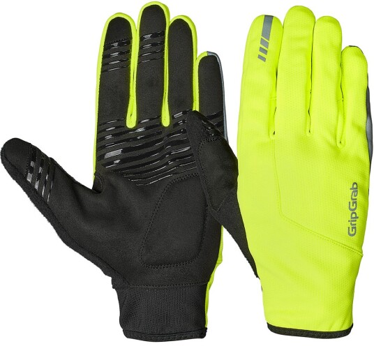Gripgrab Hurricane 2 Windproof Spring-Autumn Gloves Yellow Hi-Vis XXL, Yellow Hi-Vis