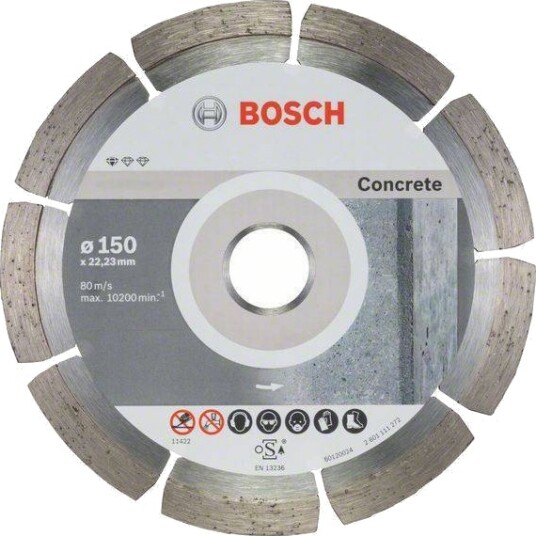 Bosch 2608603241 Diamantblad for betong - 150x22,23mm