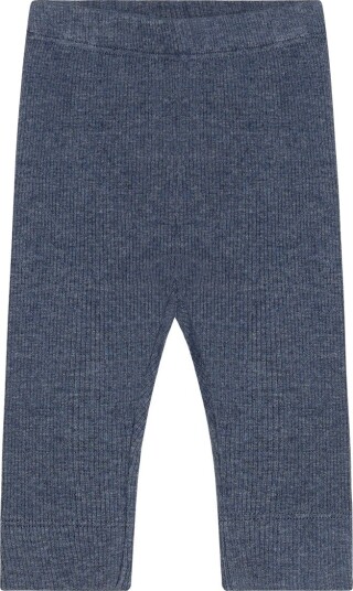 Blå Leggings Melange Rib Blue 50