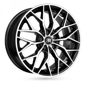Racer Mygal Shiny Black Machined Face 8x19 5/108 ET40 B65 Racer Mygal Shiny Black Machined Face 8x19 5/108 ET40 B65