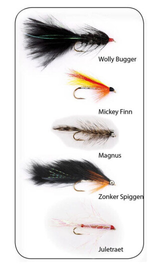 Wiggler Sjøørret Klassiker 5 pk. fluer