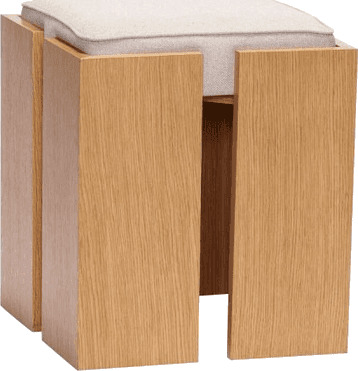 Hübsch Forma Krakk sand/ natur Hübsch Forma Krakk sand/ natur